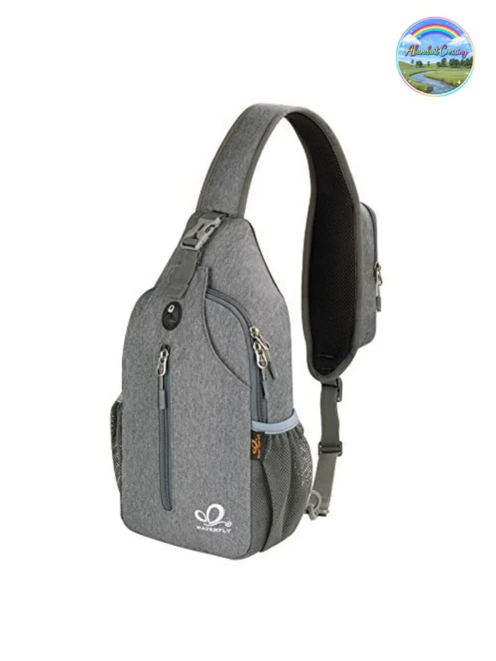 Crossbody Sling Backpack for Travel Hiking with Multiple Compartments,